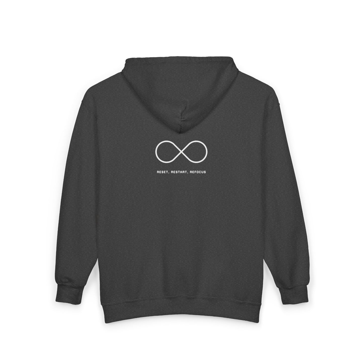 Motivational Zip Hoodie — "Sweat Now Shine Later" Fitness Full-Zip