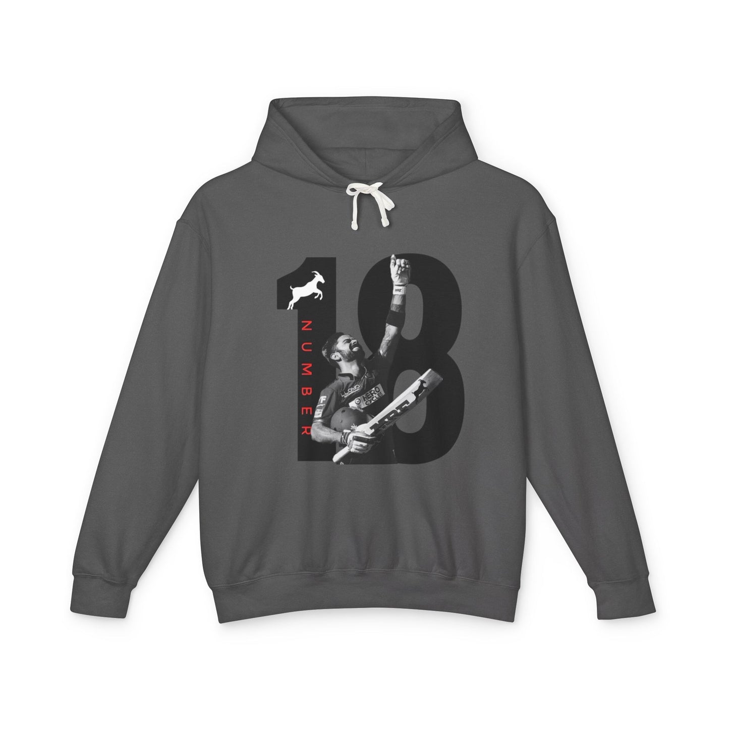 Cricket Legend Virat Kohli 18 Graphic Hoodie