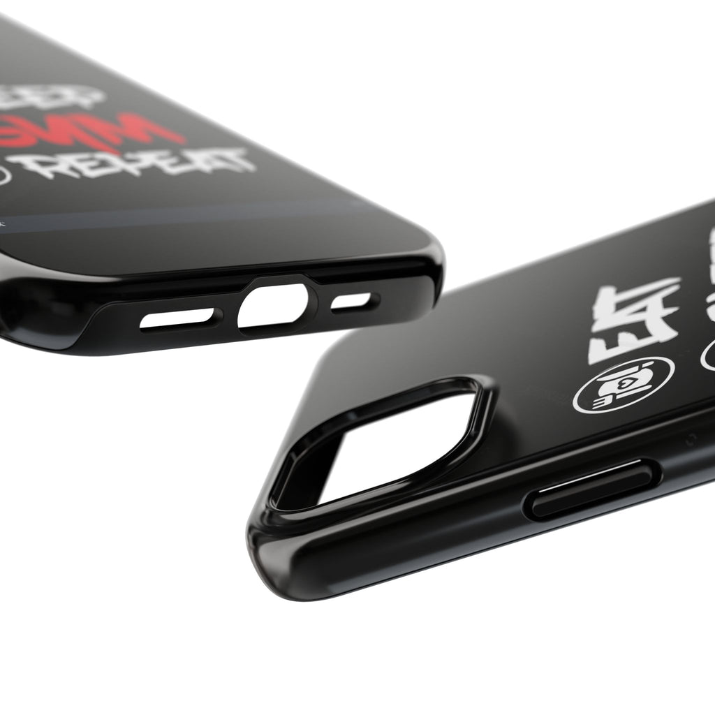 Durable Gym Phone Cases | Eat Sleep Gym Repeat Design, Sports Gift, Fitness Accessory, Workout Phone Cover, Gym Lover Phone Case