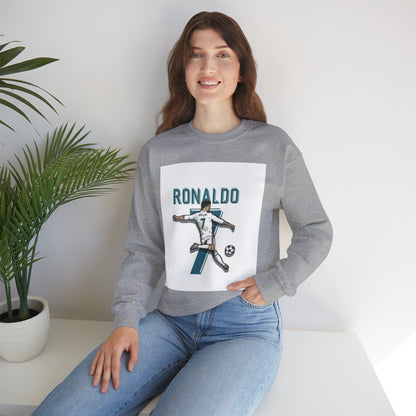 Soccer Player Number 7 Crewneck Sweatshirt — 'Ronaldo' Graphic