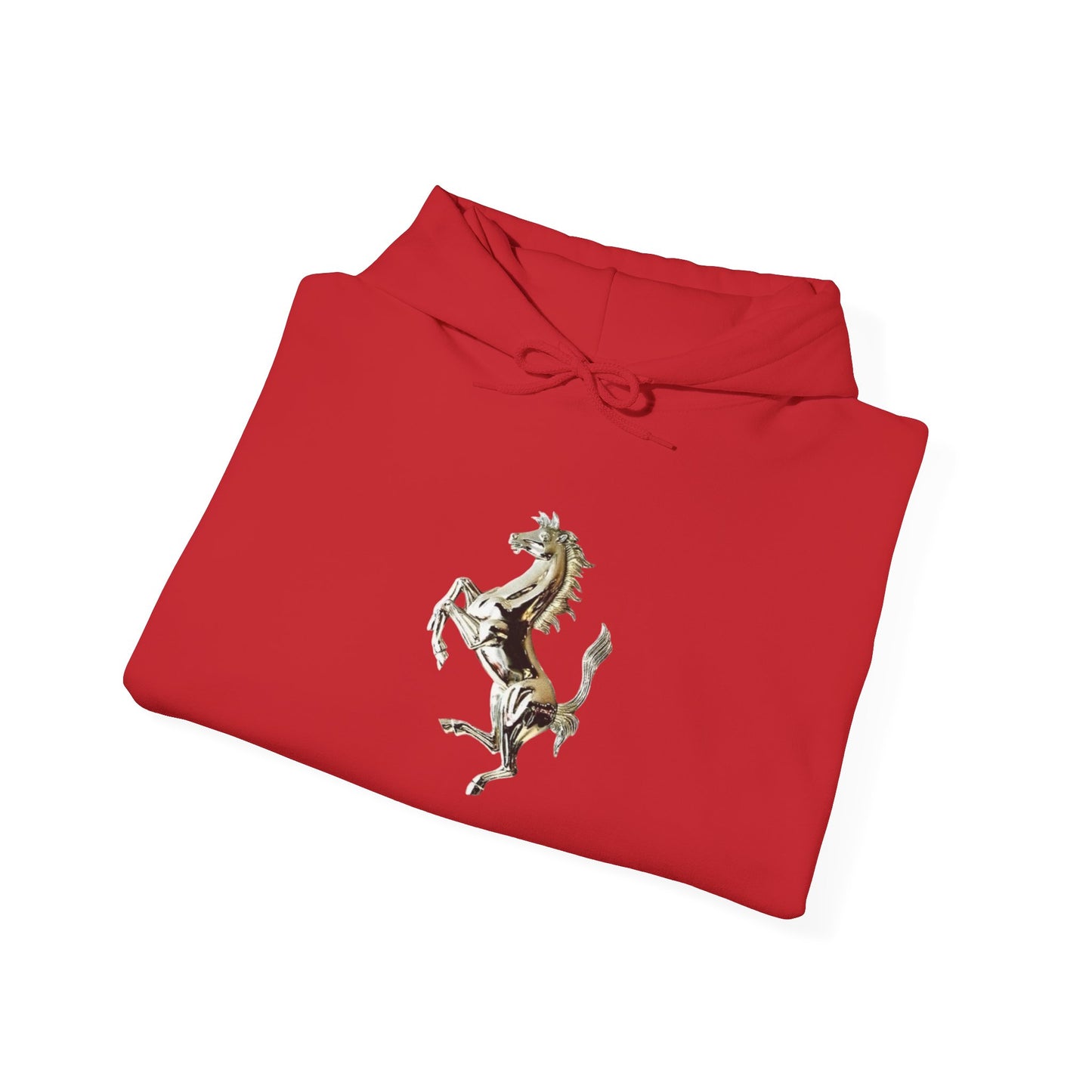 Ferrari Racing Hoodie – Prancing Horse & Ayrton Senna Retro F1 Graphic