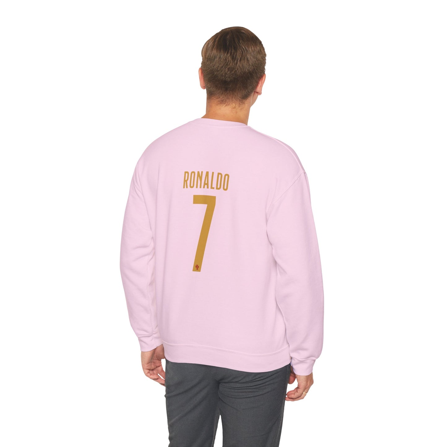 Soccer Player Number 7 Crewneck Sweatshirt — 'Ronaldo' Graphic