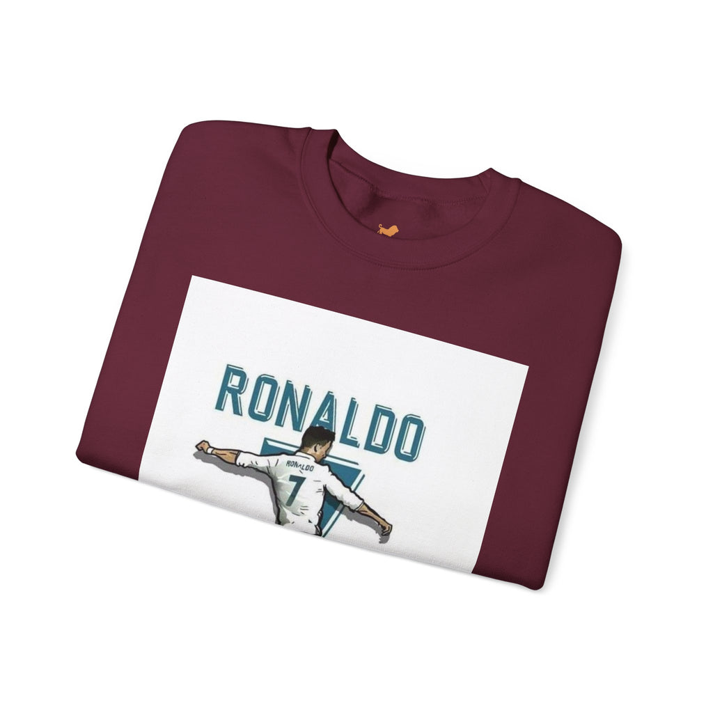 Soccer Player Number 7 Crewneck Sweatshirt — 'Ronaldo' Graphic