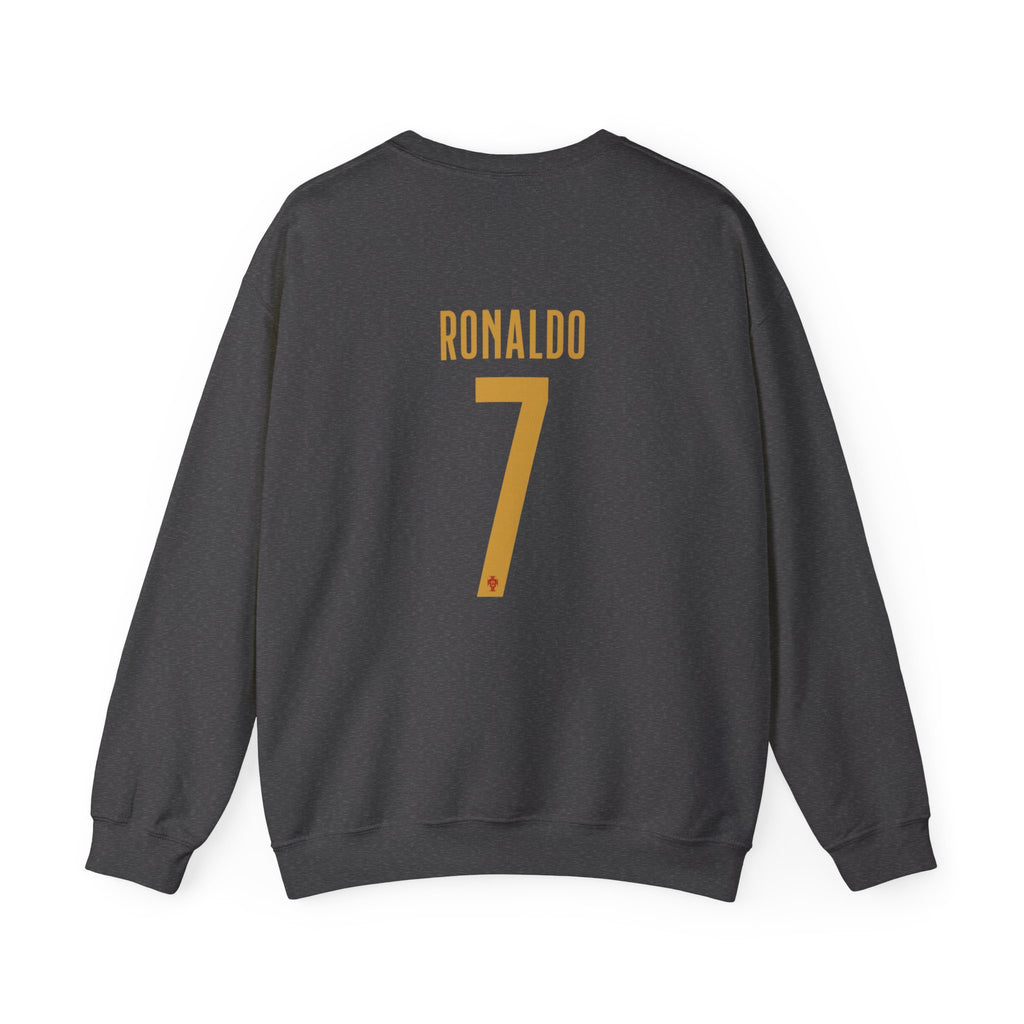 Soccer Player Number 7 Crewneck Sweatshirt — 'Ronaldo' Graphic