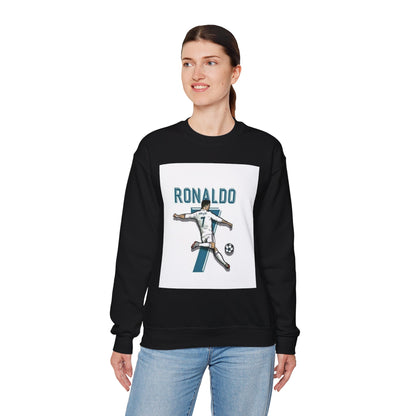 Soccer Player Number 7 Crewneck Sweatshirt — 'Ronaldo' Graphic