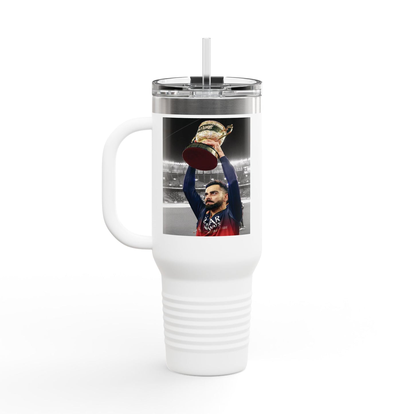 RCB Fan Edition Stainless Steel Travel Mug – 40oz