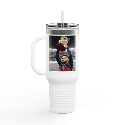 RCB Fan Edition Stainless Steel Travel Mug – 40oz