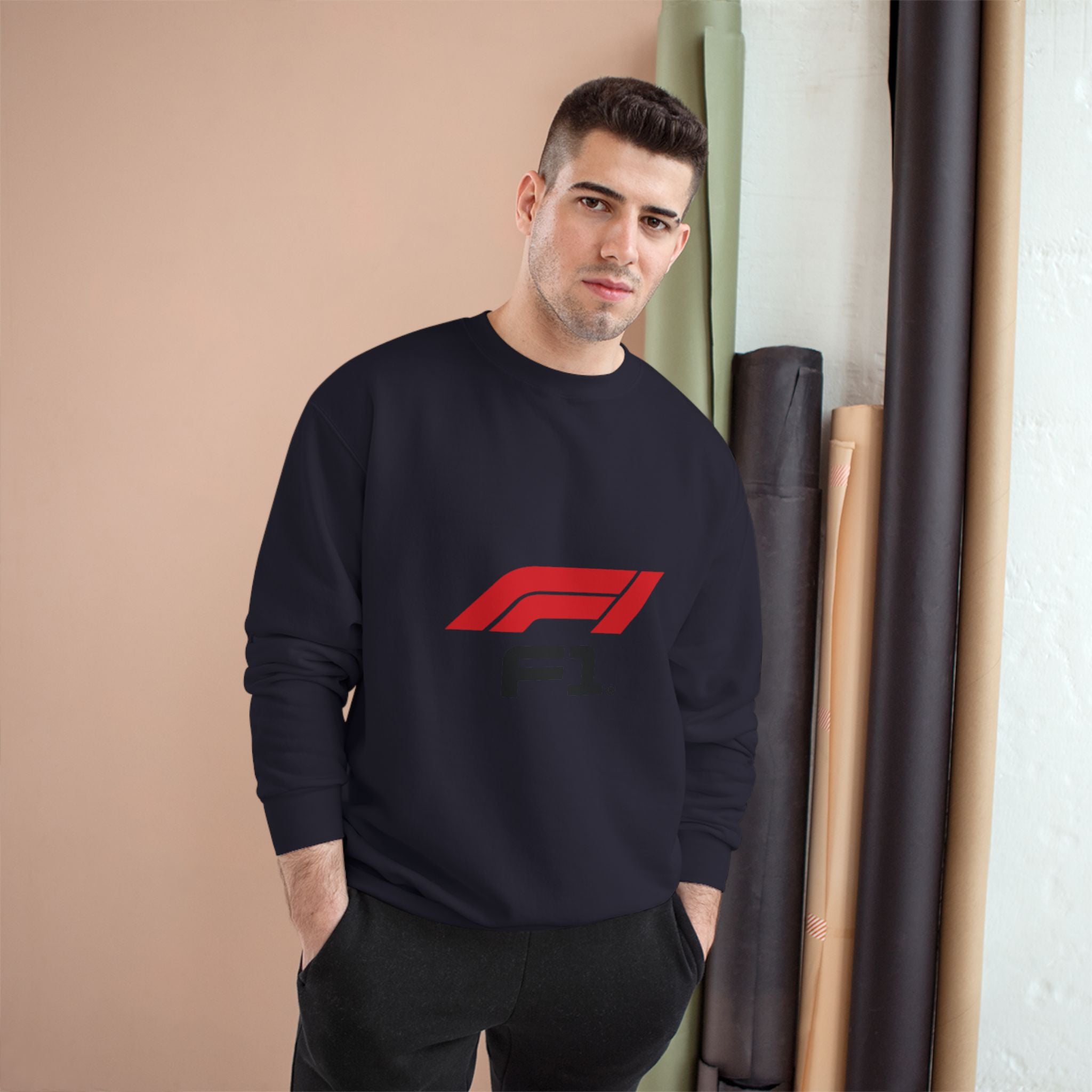 F1 Racing Sweatshirt – Classic Formula 1 Logo Crewneck