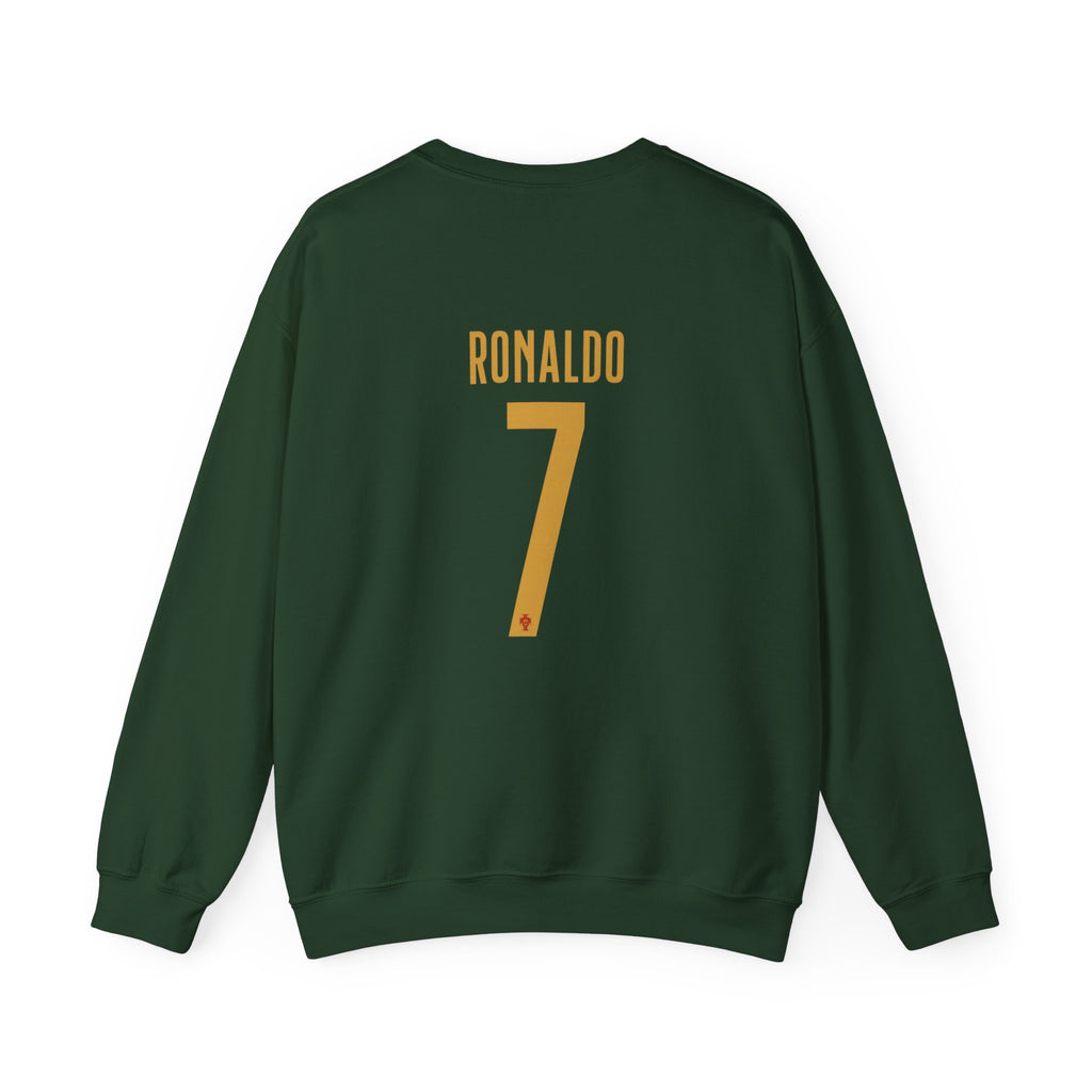 Soccer Player Number 7 Crewneck Sweatshirt — 'Ronaldo' Graphic