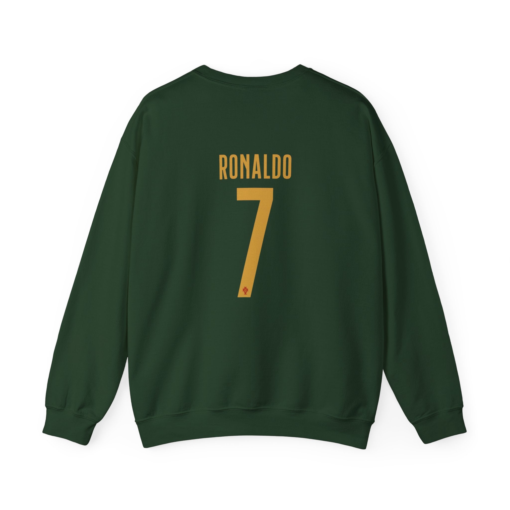 Soccer Player Number 7 Crewneck Sweatshirt — 'Ronaldo' Graphic