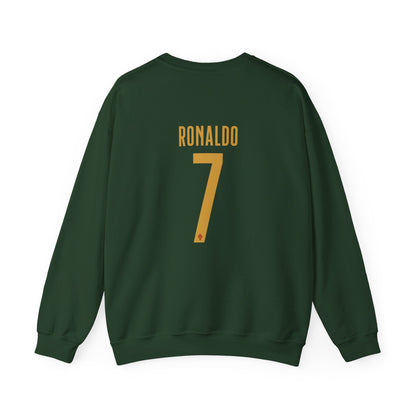 Soccer Player Number 7 Crewneck Sweatshirt — 'Ronaldo' Graphic