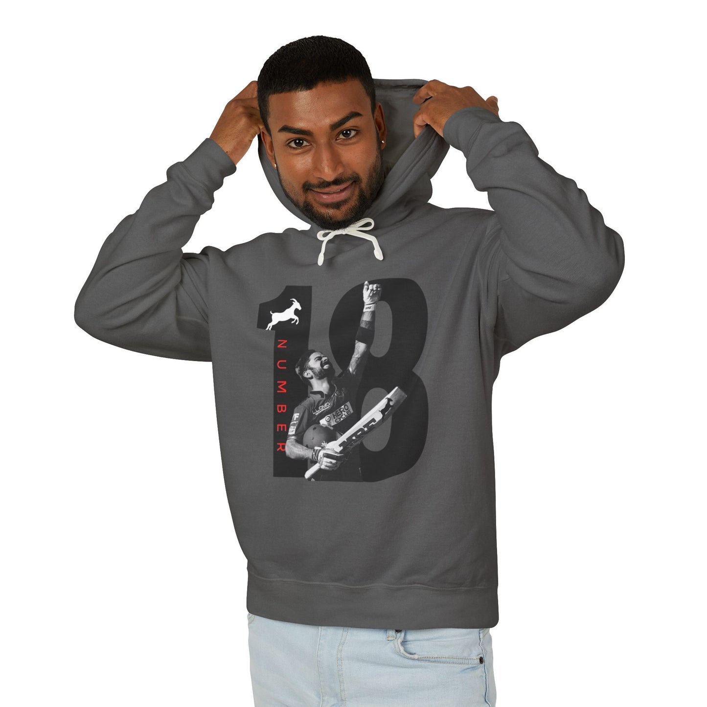 Cricket Legend Virat Kohli 18 Graphic Hoodie