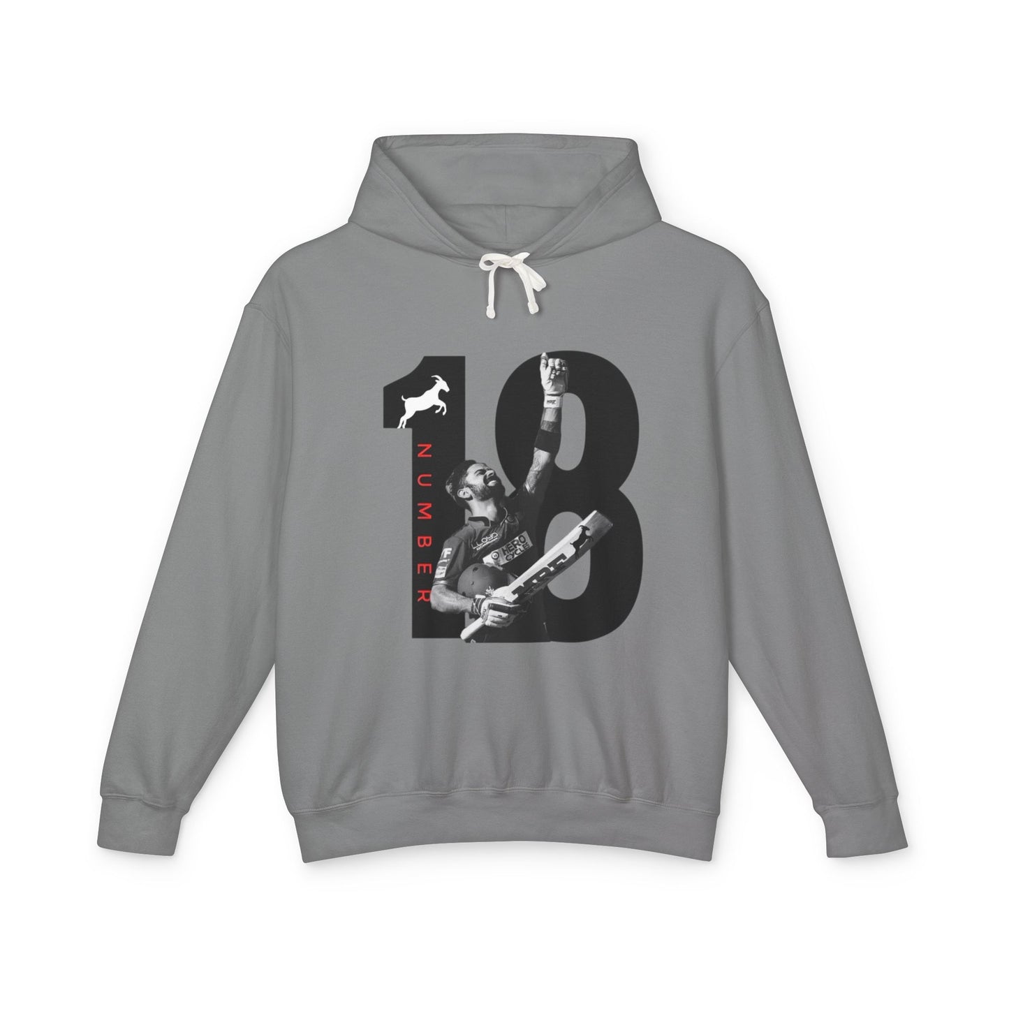 Cricket Legend Virat Kohli 18 Graphic Hoodie