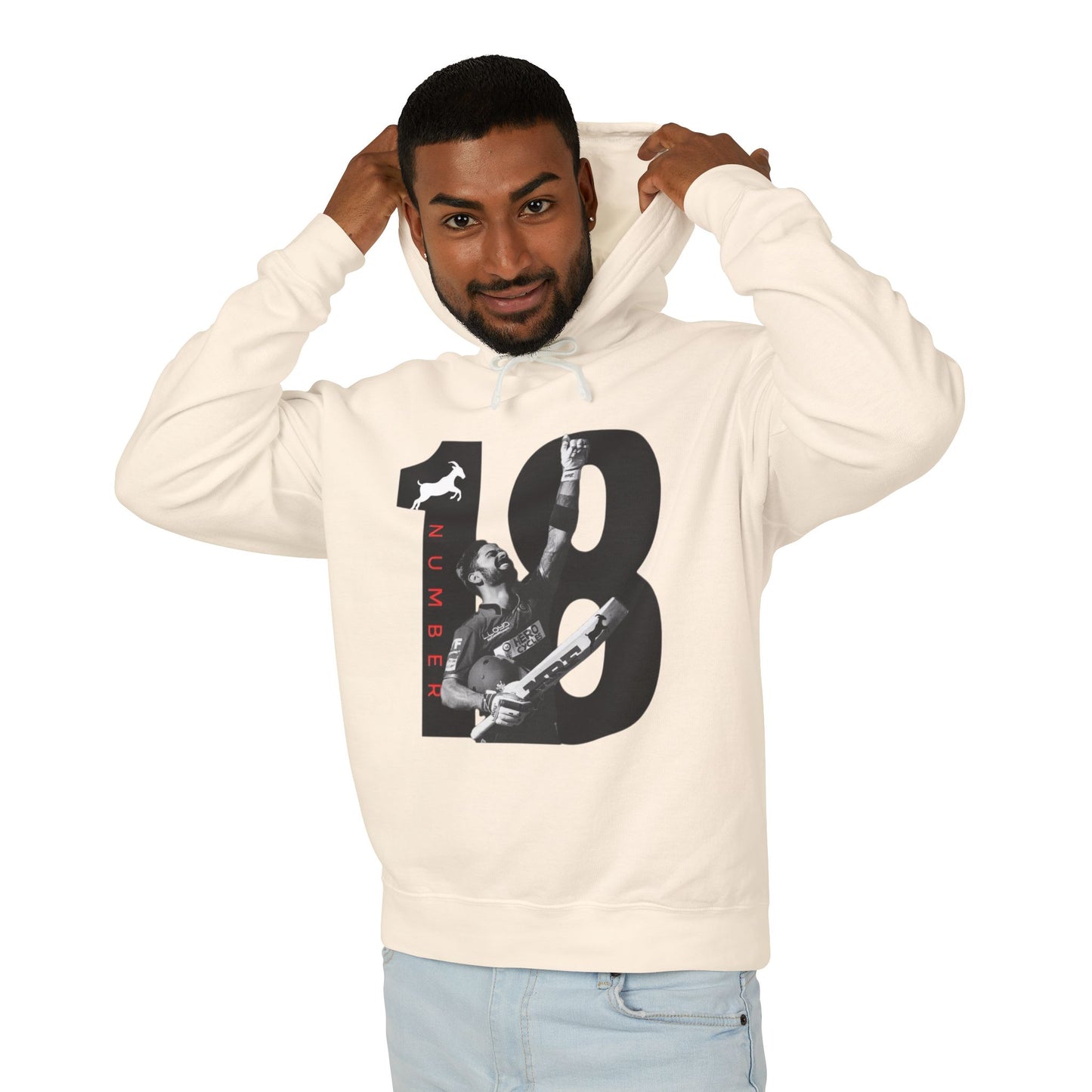 Cricket Legend Virat Kohli 18 Graphic Hoodie