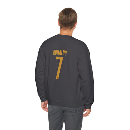 Soccer Player Number 7 Crewneck Sweatshirt — 'Ronaldo' Graphic