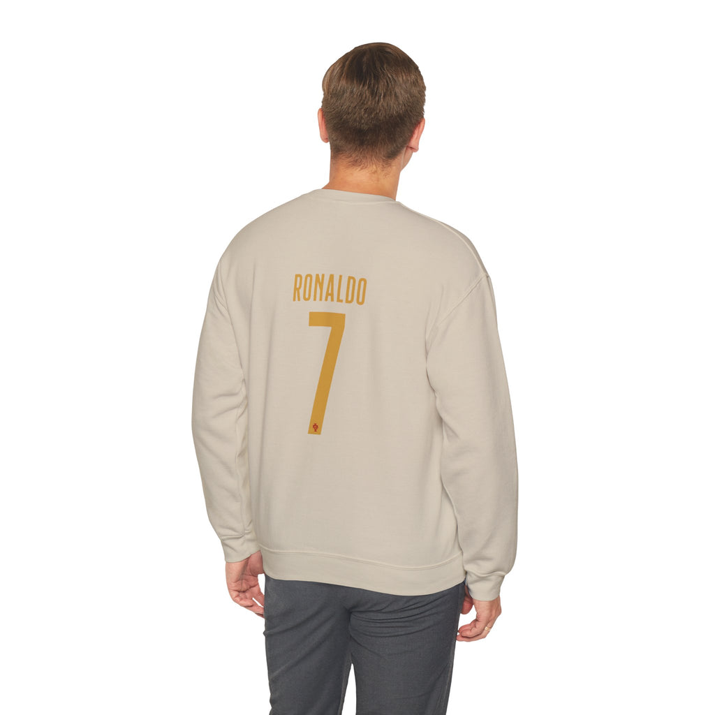 Soccer Player Number 7 Crewneck Sweatshirt — 'Ronaldo' Graphic