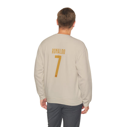 Soccer Player Number 7 Crewneck Sweatshirt — 'Ronaldo' Graphic