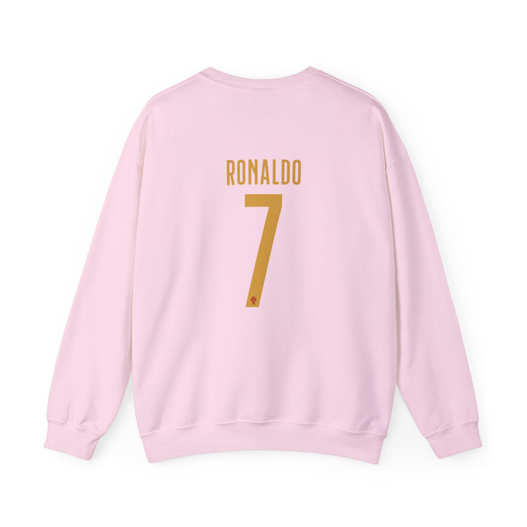 Soccer Player Number 7 Crewneck Sweatshirt — 'Ronaldo' Graphic