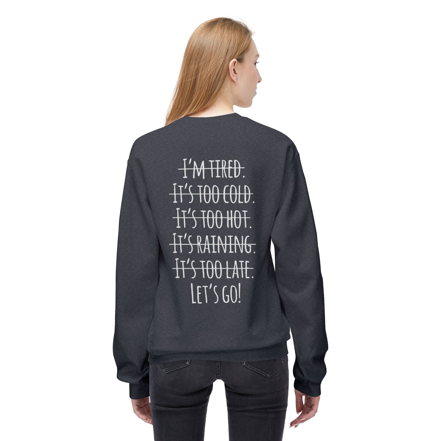 Fit Zone Motivational Crewneck Sweatshirt: Unisex Workout Apparel, Fitness Gift, Cozy Loungewear, Gym Essentials, Athleisure Fashion