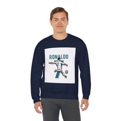 Soccer Player Number 7 Crewneck Sweatshirt — 'Ronaldo' Graphic