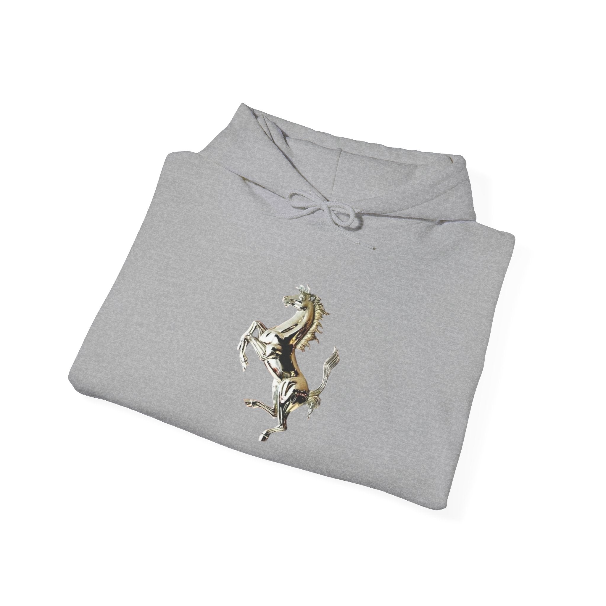 Ferrari Racing Hoodie – Prancing Horse & Ayrton Senna Retro F1 Graphic