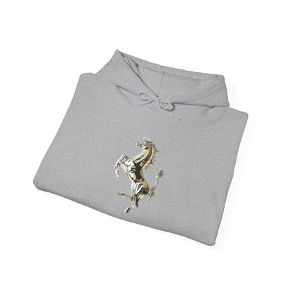 Ferrari Racing Hoodie – Prancing Horse & Ayrton Senna Retro F1 Graphic