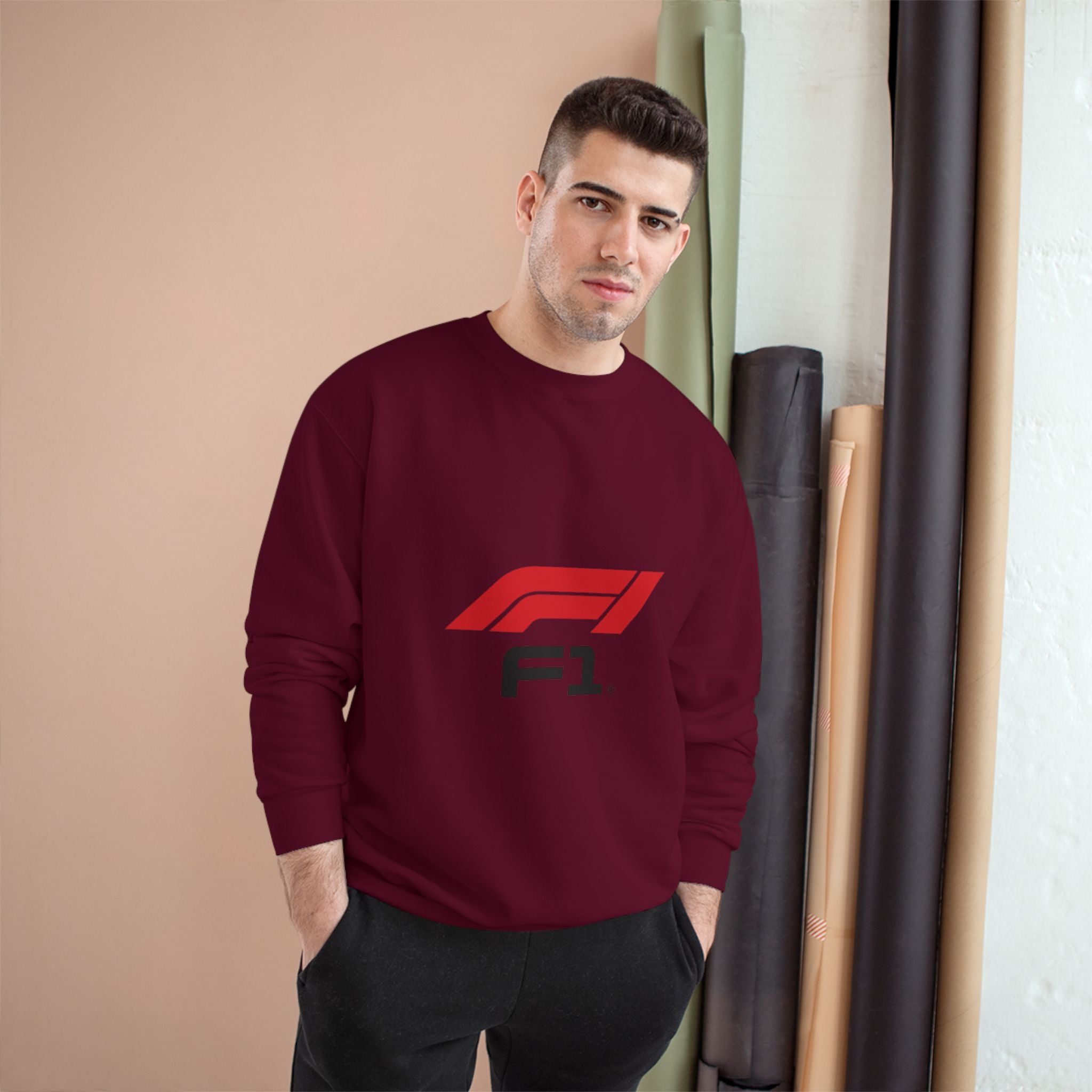 F1 Racing Sweatshirt – Classic Formula 1 Logo Crewneck