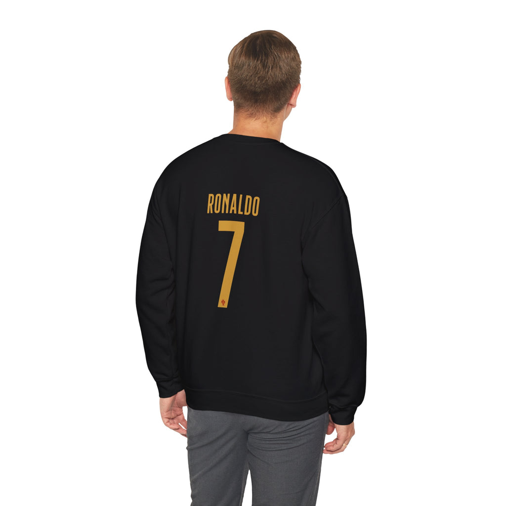 Soccer Player Number 7 Crewneck Sweatshirt — 'Ronaldo' Graphic