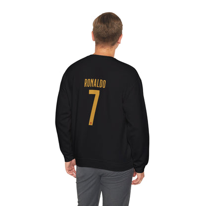 Soccer Player Number 7 Crewneck Sweatshirt — 'Ronaldo' Graphic