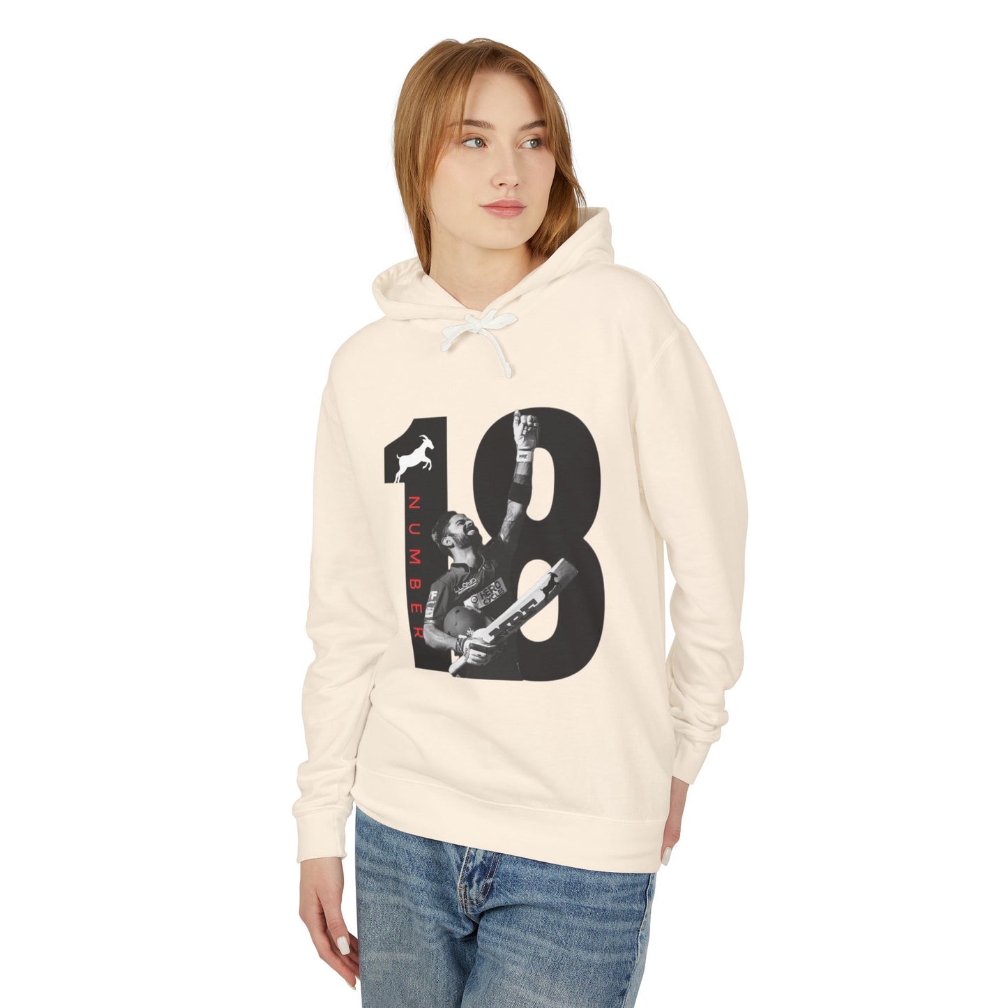 Cricket Legend Virat Kohli 18 Graphic Hoodie