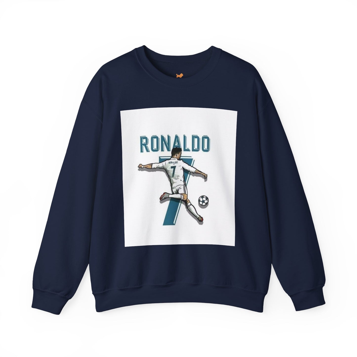 Soccer Player Number 7 Crewneck Sweatshirt — 'Ronaldo' Graphic