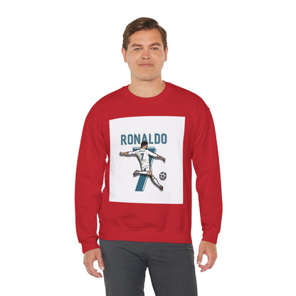 Soccer Player Number 7 Crewneck Sweatshirt — 'Ronaldo' Graphic