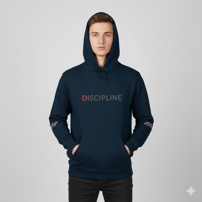 Discipline Hoodie — Minimal Ferrari-Inspired Racing Pullover