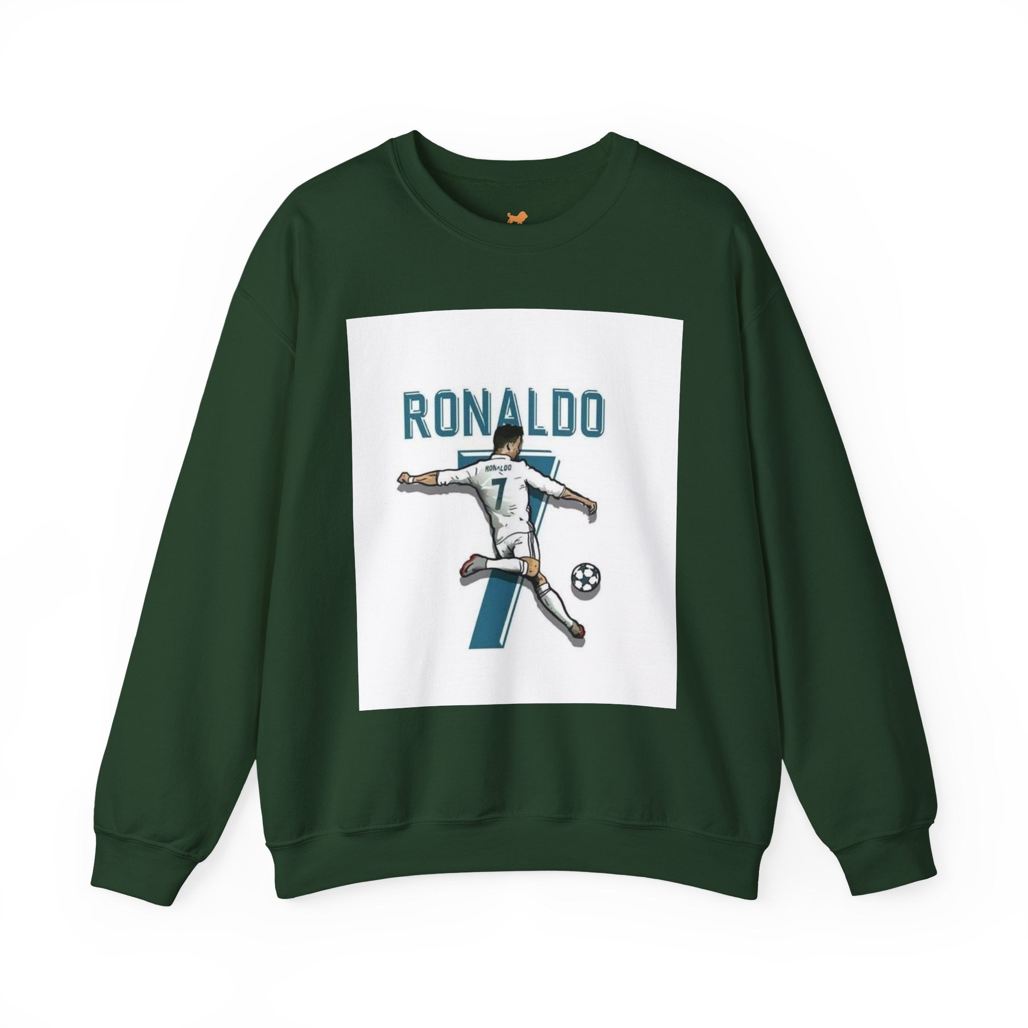 Soccer Player Number 7 Crewneck Sweatshirt — 'Ronaldo' Graphic