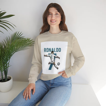 Soccer Player Number 7 Crewneck Sweatshirt — 'Ronaldo' Graphic