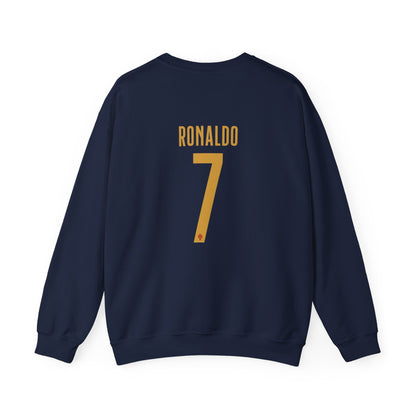 Soccer Player Number 7 Crewneck Sweatshirt — 'Ronaldo' Graphic