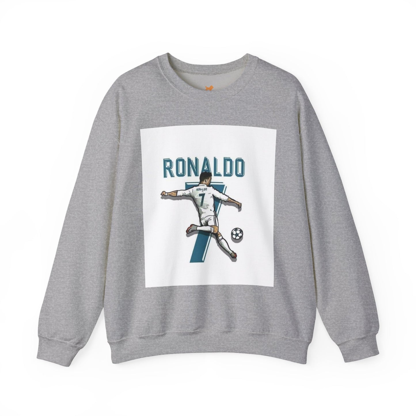 Soccer Player Number 7 Crewneck Sweatshirt — 'Ronaldo' Graphic