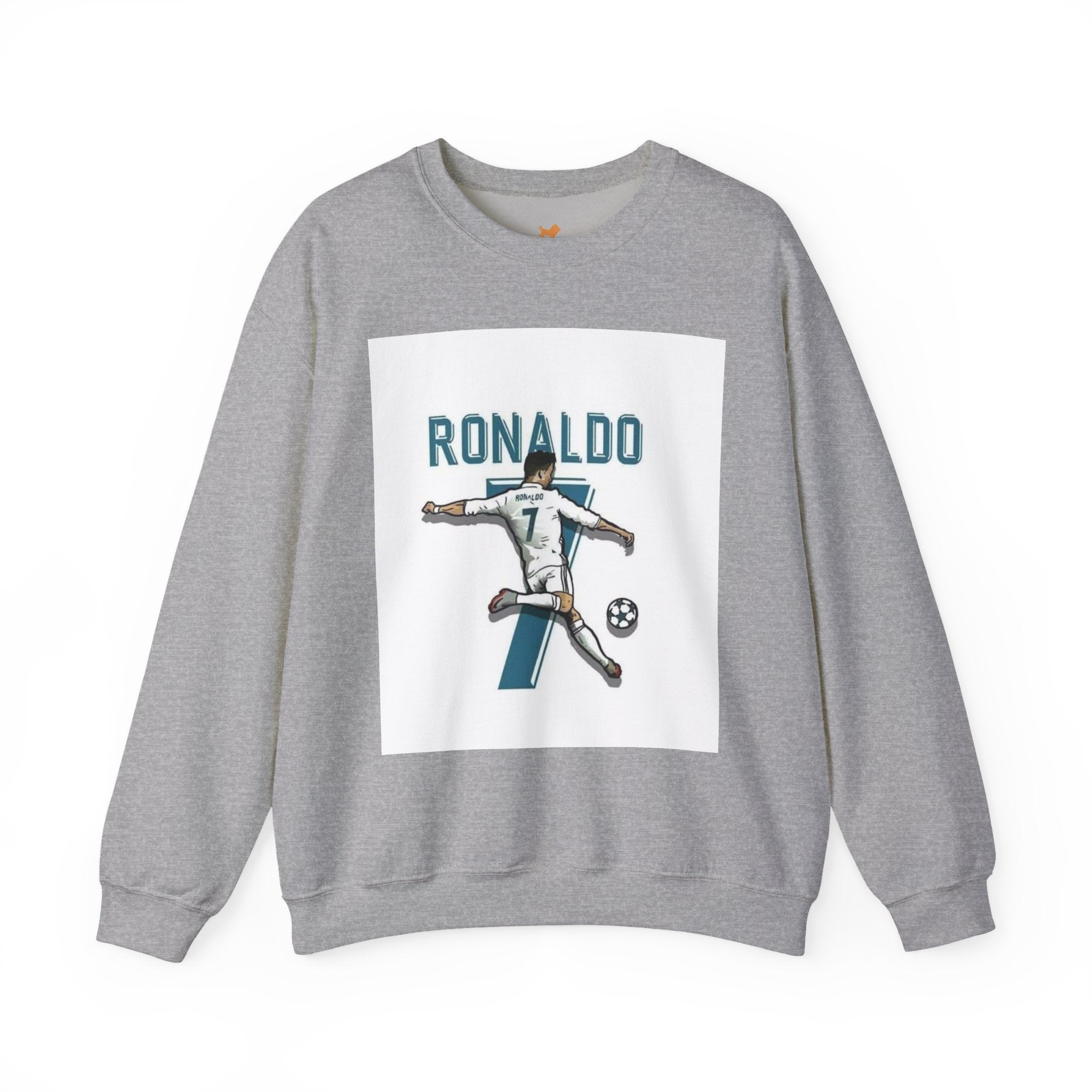 Soccer Player Number 7 Crewneck Sweatshirt — 'Ronaldo' Graphic