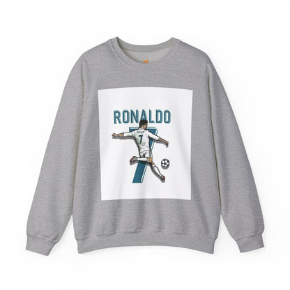 Soccer Player Number 7 Crewneck Sweatshirt — 'Ronaldo' Graphic