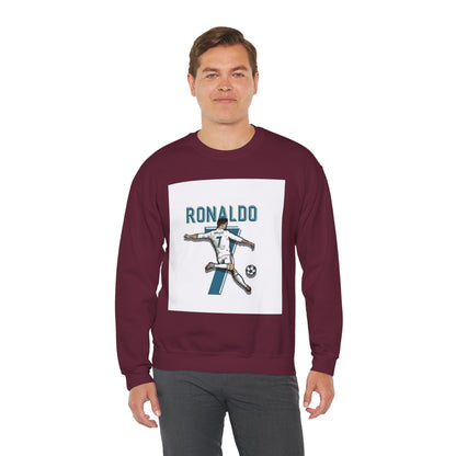 Soccer Player Number 7 Crewneck Sweatshirt — 'Ronaldo' Graphic