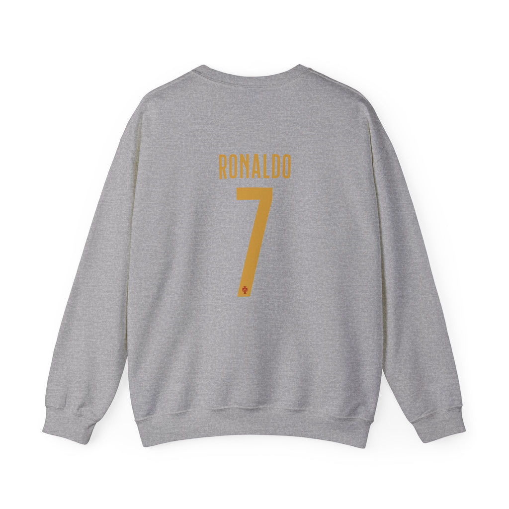 Soccer Player Number 7 Crewneck Sweatshirt — 'Ronaldo' Graphic