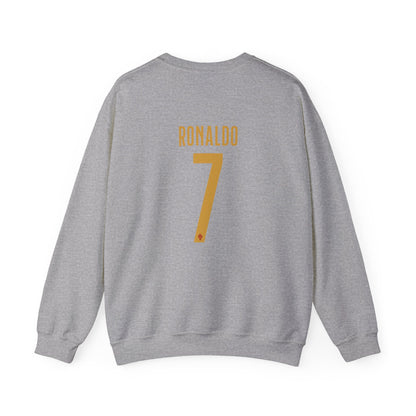 Soccer Player Number 7 Crewneck Sweatshirt — 'Ronaldo' Graphic