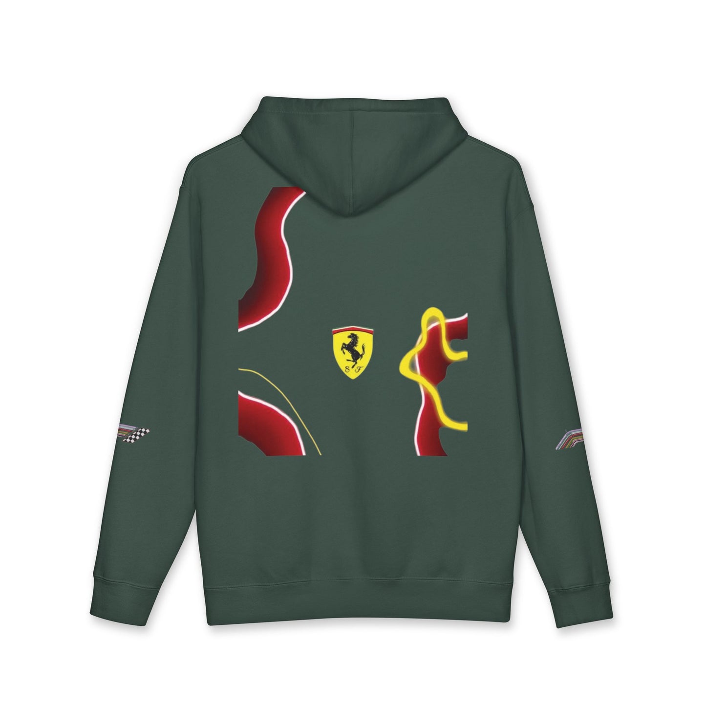 Discipline Hoodie — Minimal Ferrari-Inspired Racing Pullover