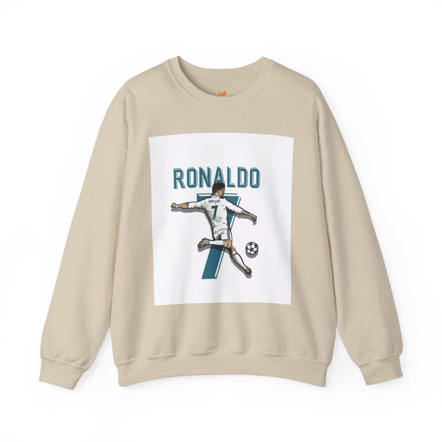 Soccer Player Number 7 Crewneck Sweatshirt — 'Ronaldo' Graphic