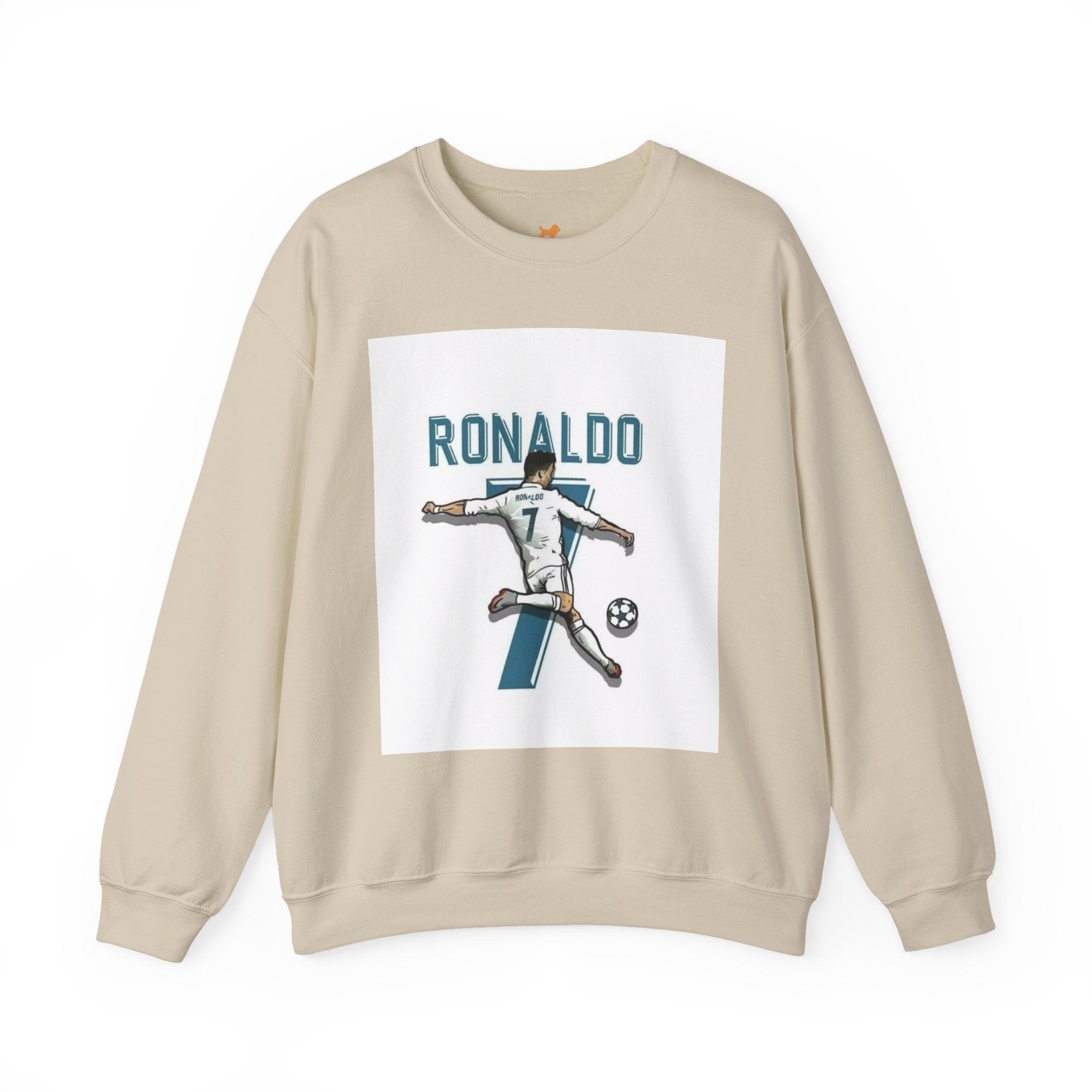 Soccer Player Number 7 Crewneck Sweatshirt — 'Ronaldo' Graphic