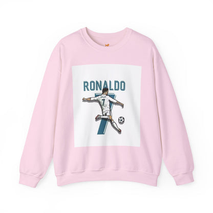 Soccer Player Number 7 Crewneck Sweatshirt — 'Ronaldo' Graphic