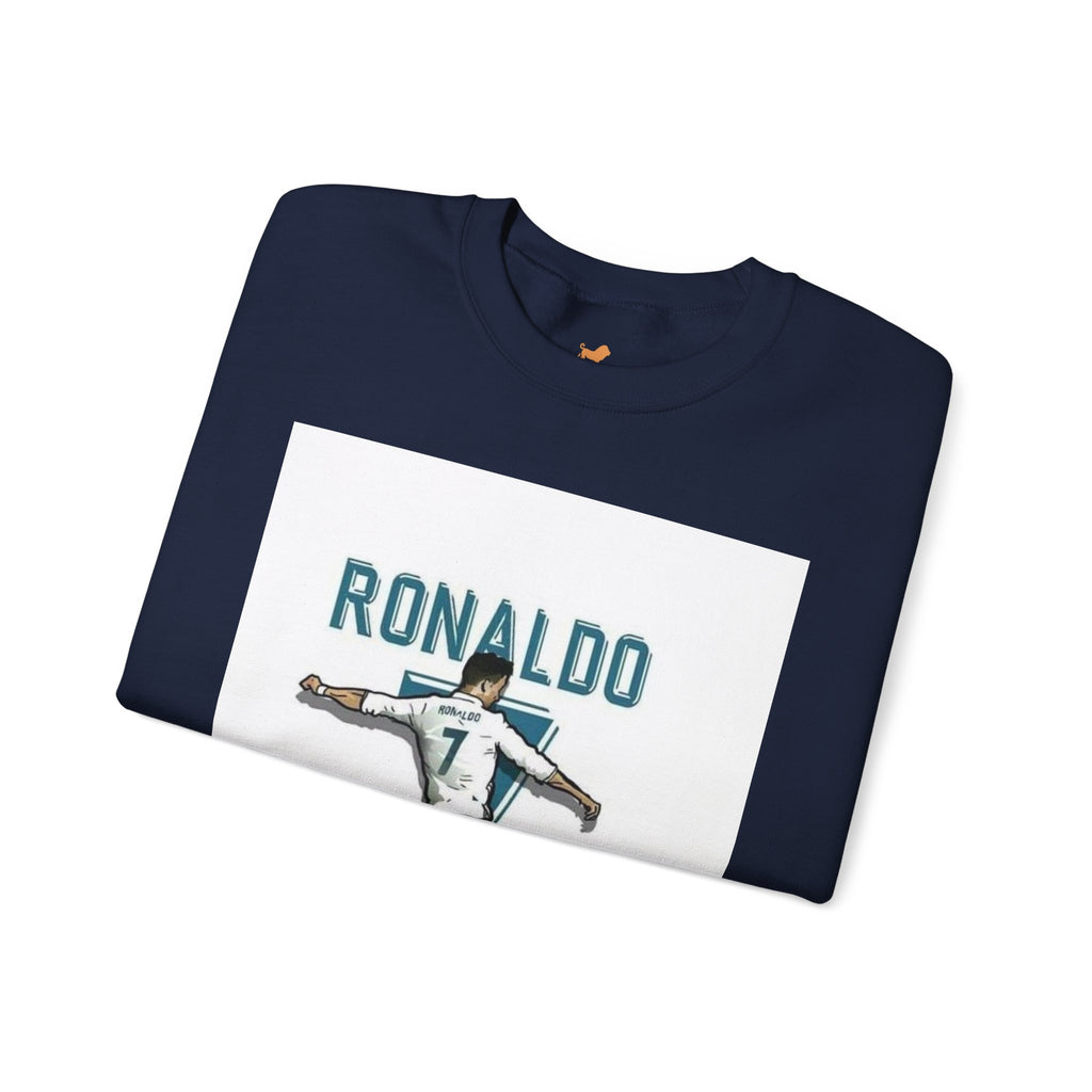 Soccer Player Number 7 Crewneck Sweatshirt — 'Ronaldo' Graphic