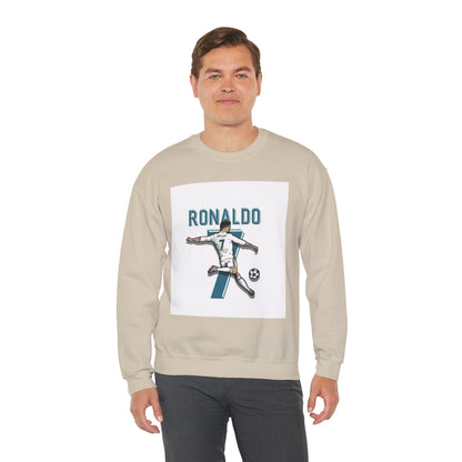 Soccer Player Number 7 Crewneck Sweatshirt — 'Ronaldo' Graphic