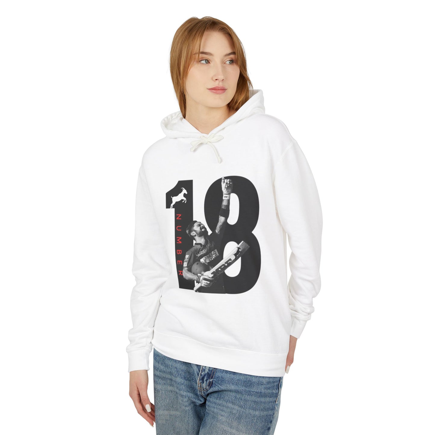 Cricket Legend Virat Kohli 18 Graphic Hoodie