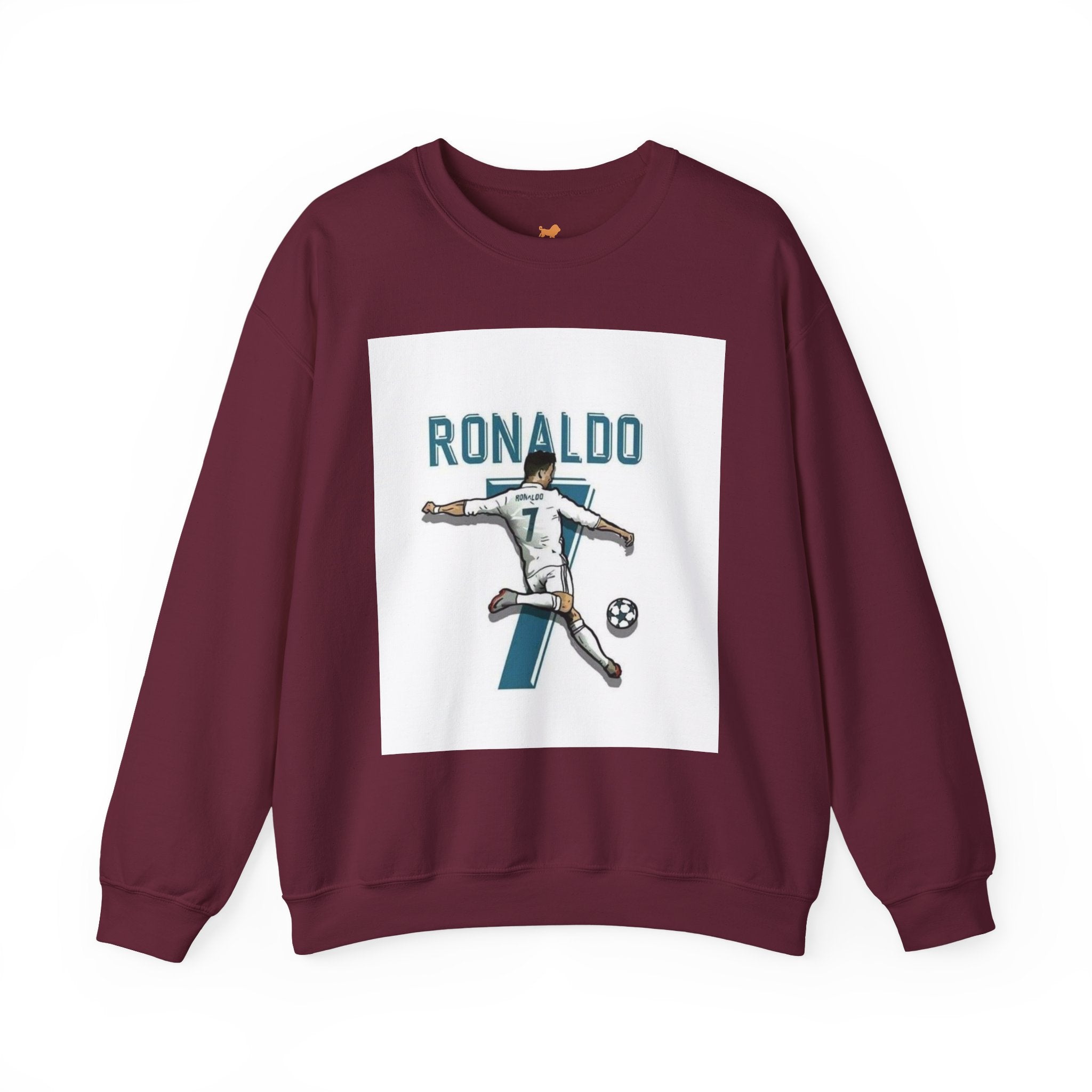 Soccer Player Number 7 Crewneck Sweatshirt — 'Ronaldo' Graphic
